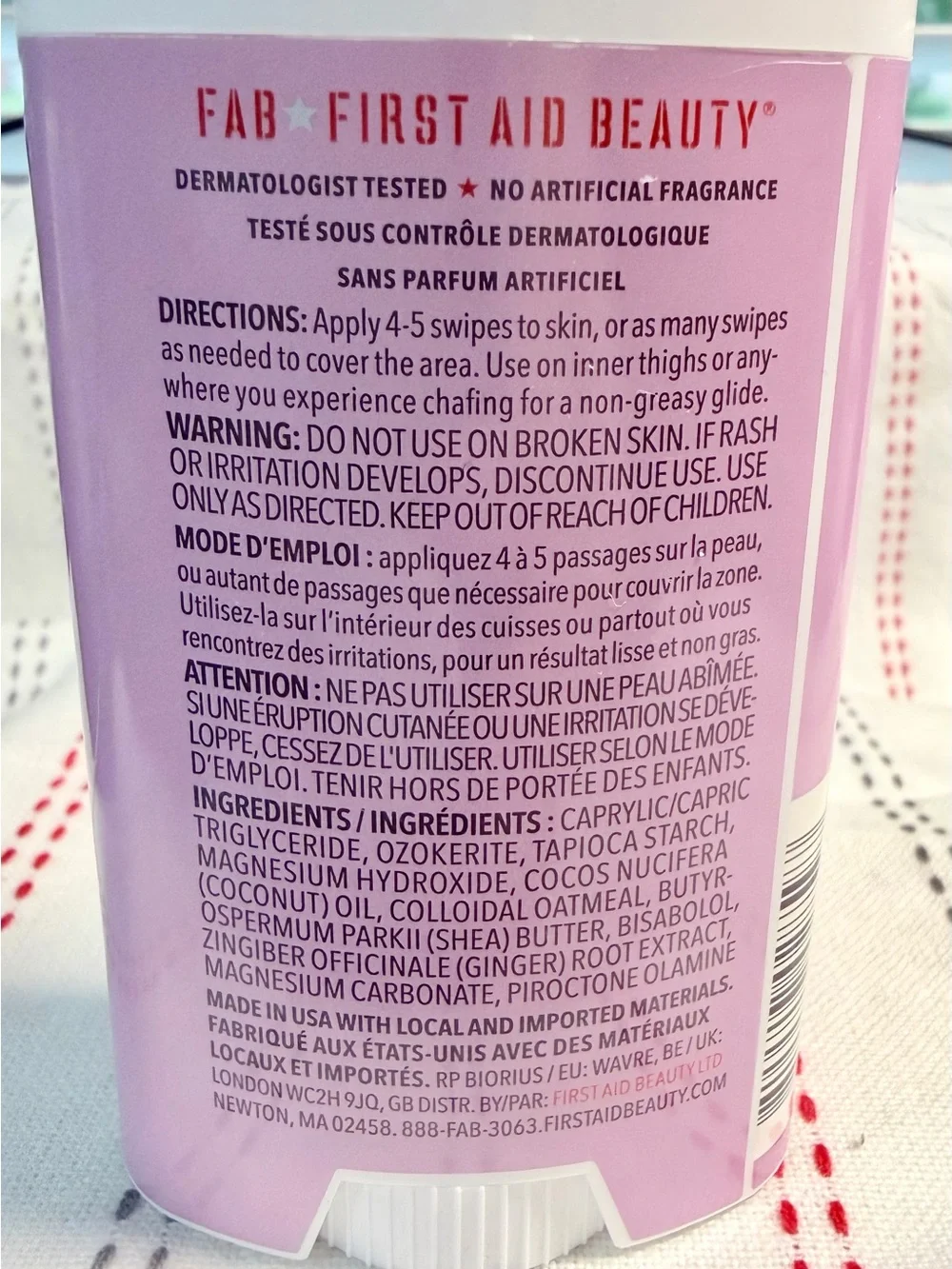 First Aid Beauty Anti-Chafe Stick